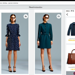 가상 피팅 서비스의 고객 충성도 구축 전략 - Personalized Fashion Recommendations**

"A stylish woman browsing a virtual fitting room on her tabl...