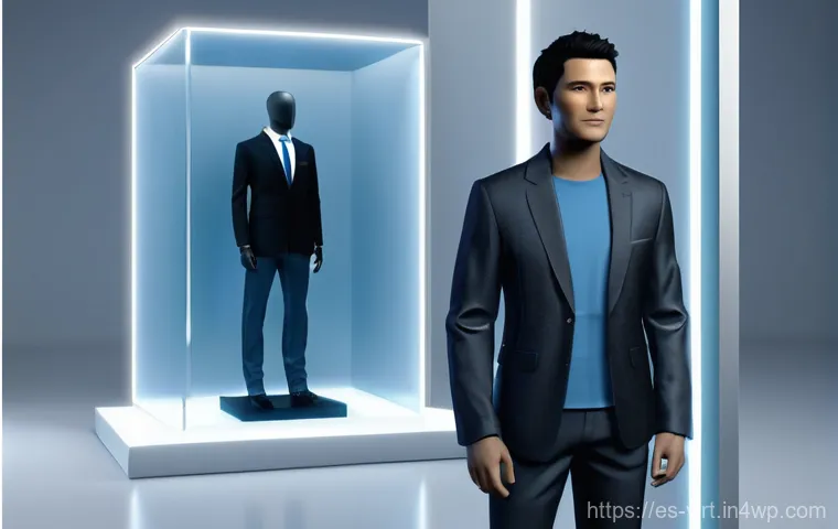 가상 피팅 서비스와 데이터 보안 문제 - **Prompt 1: Immersive AR Fashion Trial at Home**
    A young woman in her early twenties, with long,...
