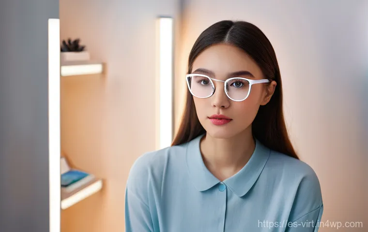 가상 피팅 서비스의 피드백 분석 및 개선 방안 - Inside a brightly lit, contemporary fashion boutique, two friends (both young women, dressed in fash...