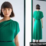 Home 21 가상 피팅 서비스의 고객 피드백 활용 전략 - **Prompt 1: The Personalized Virtual Fitting Experience**
"A stylish young woman, mid-20s, with ...