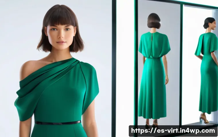 가상 피팅 서비스의 고객 피드백 활용 전략 - **Prompt 1: The Personalized Virtual Fitting Experience**
    "A stylish young woman, mid-20s, with ...